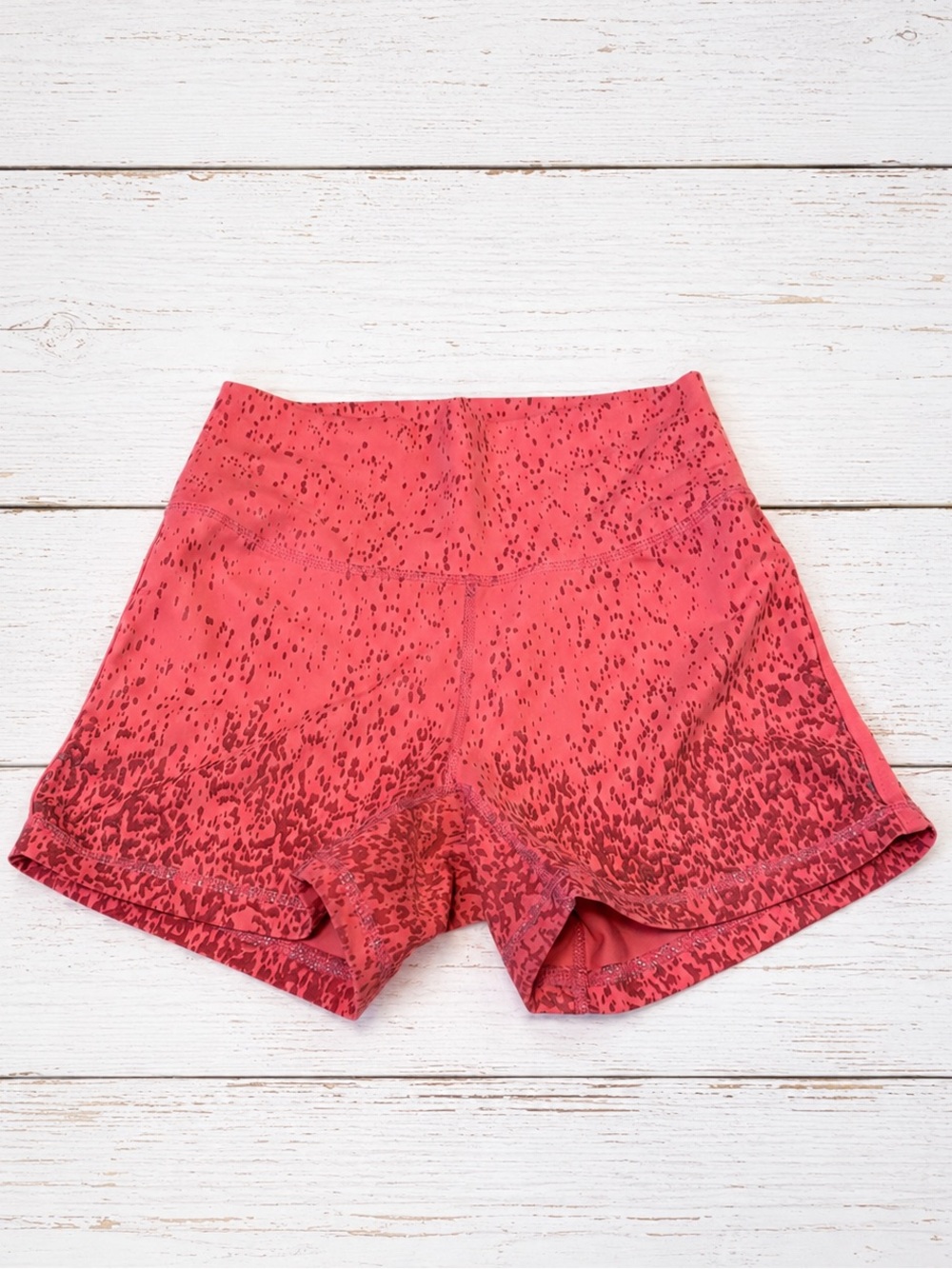 Buffbunny Small Pink Speckled‎ High Rise Athletic Shorts